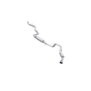 MBRP Exhaust T304 Stainless Steel 3 Inch Cat-Back Single Side Exhaust with Polished Tip.