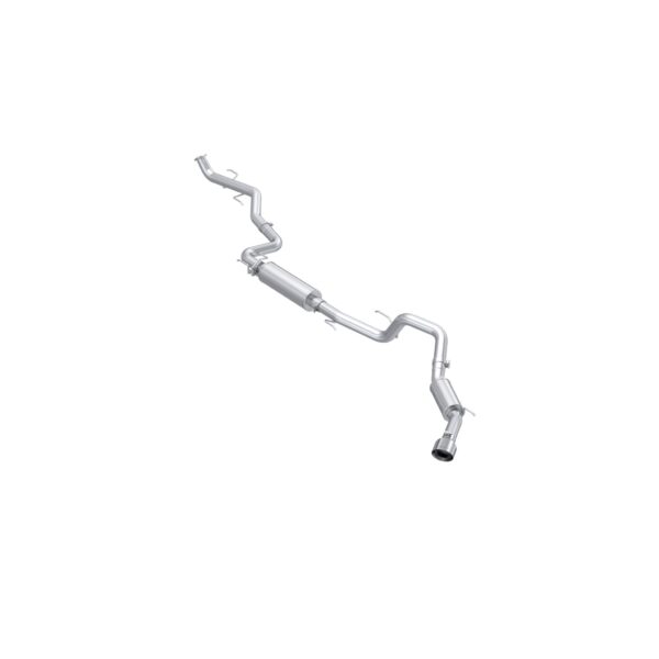 MBRP Exhaust T304 Stainless Steel 3 Inch Cat-Back Single Side Exhaust with Polished Tip.