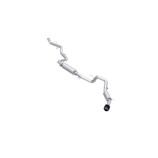MBRP Exhaust T304 Stainless Steel 3 Inch Cat-Back Single Side Exhaust with Carbon Fiber Tip.