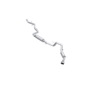 MBRP Exhaust Aluminized Steel 3 Inch Cat-Back Single Side Exhaust with Polished Tip.