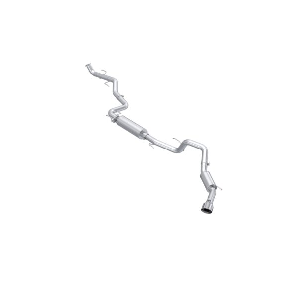 MBRP Exhaust Aluminized Steel 3 Inch Cat-Back Single Side Exhaust with Polished Tip.