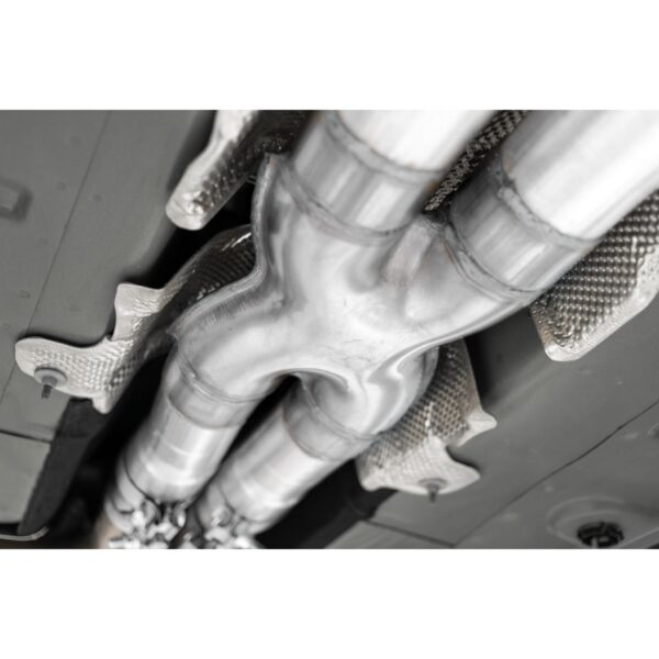MBRP Exhaust 3in. Cat Back; Dual Rear; Quad Tips