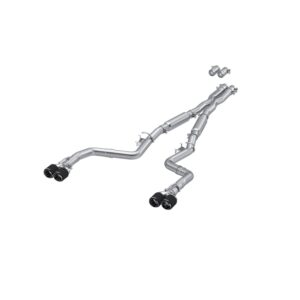 MBRP Exhaust 3in. Cat Back; Dual Rear; Quad Tips