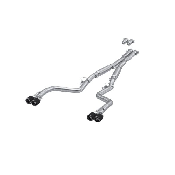 MBRP Exhaust 3in. Cat Back; Dual Rear; Quad Tips