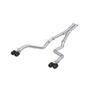 MBRP Exhaust 3in. Cat Back; Dual Rear; Quad Tips