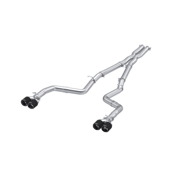 MBRP Exhaust 3in. Cat Back; Dual Rear; Quad Tips