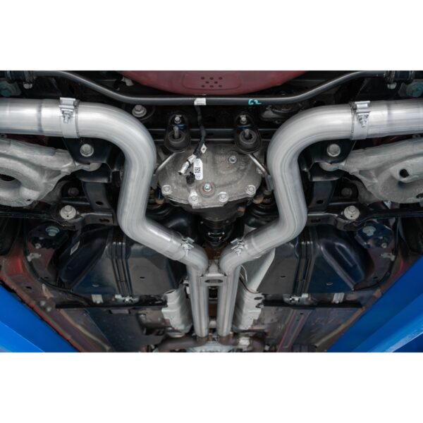 MBRP Exhaust 3in. Cat Back; with Quad 4in. Dual Wall Tips; Street Version; AL