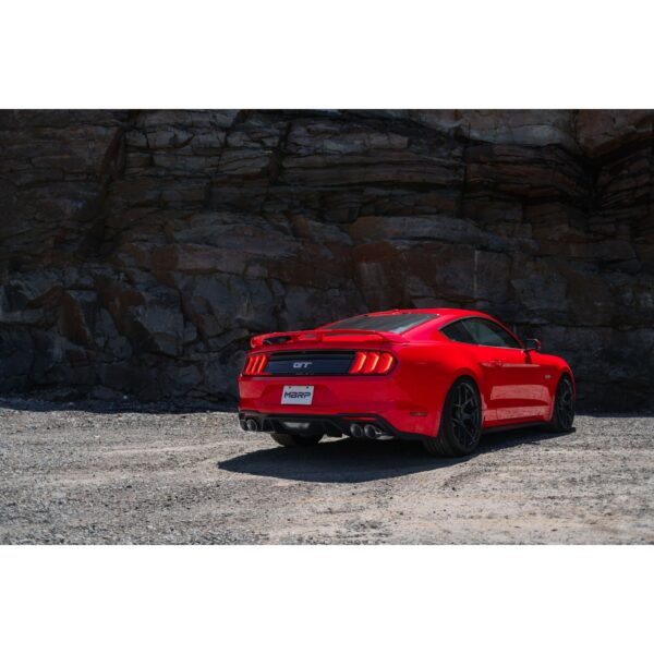 MBRP Exhaust 3in. Cat Back; with Quad 4in. Dual Wall Tips; Street Version; AL