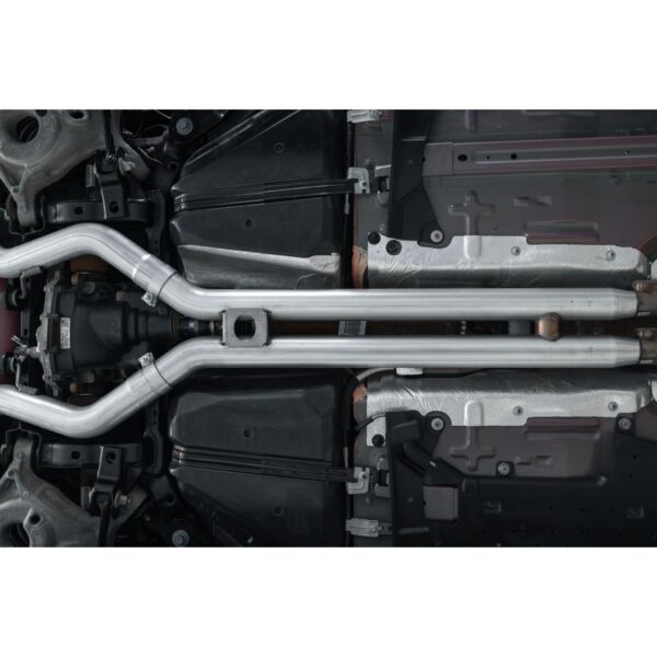 MBRP Exhaust 3in. Cat Back; with Quad 4in. Dual Wall Tips; Race Version; AL