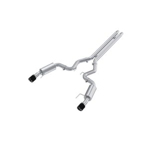 MBRP Exhaust 3in. Cat Back; Dual Split Rear; Street Version; 4.5in. CF tips; T304