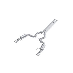 MBRP Exhaust 3in. Cat Back; Dual Split Rear; Street Version; 4.5in. tips; AL