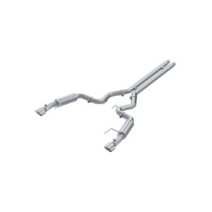 MBRP Exhaust 3in. Cat Back; Dual Split Rear; Race Version; 4.5in. tips; AL