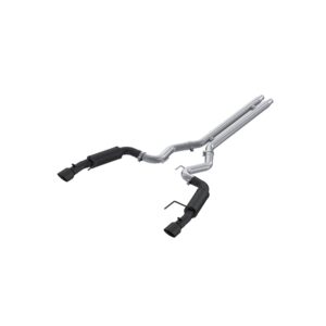 MBRP Exhaust 3in. Cat Back; Dual Split Rear; Race Version; 4.5in. tips; Black Coated