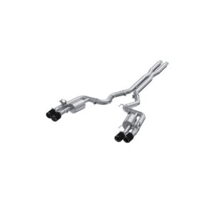 MBRP Exhaust 3in. Cat Back; Quad Rear Exit; T304; CF Tip: Active
