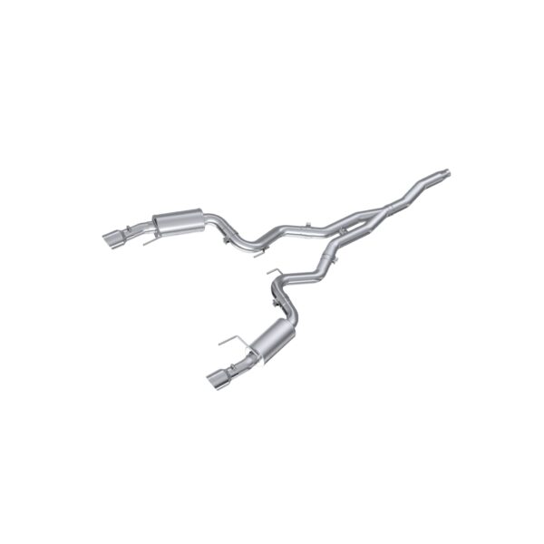 MBRP Exhaust 3in. Cat Back; Dual Split Rear; Street Version; 4.5in. tips; T409