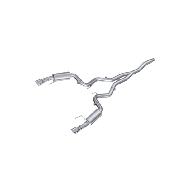 MBRP Exhaust 3in. Cat Back; Dual Split Rear; Street Version; 4.5in. tips AL