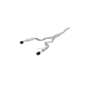 MBRP Exhaust 3in. Cat Back; Dual Split Rear; Race Version; 4.5in. CF tips; T304