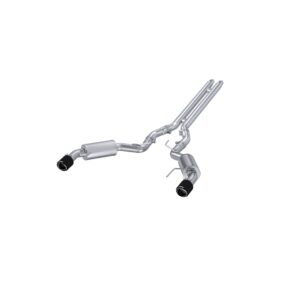 MBRP Exhaust 3in. Cat Back; Dual Split Rear; Street Version; 4.5in. CF tips; T304
