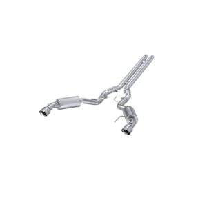 MBRP Exhaust 3in. Cat Back; Dual Split Rear; Street Version; 4.5in. tips Aluminized Steel