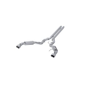 MBRP Exhaust 3in. Cat Back; Dual Split Rear; Race Version; 4.5in. tips Aluminized Steel