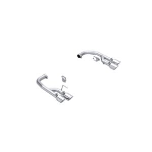MBRP Exhaust 2.5in. Axle-Back with Quad 4in. Dual Wall Tips; Race Version; T304