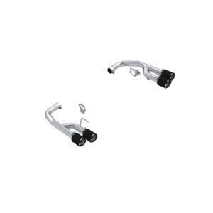 MBRP Exhaust 2.5in. Axle-Back with Quad 4in. CF Tips; Race Version; T304