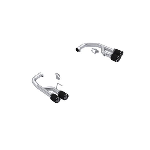 MBRP Exhaust 2.5in. Axle-Back with Quad 4in. CF Tips; Race Version; T304