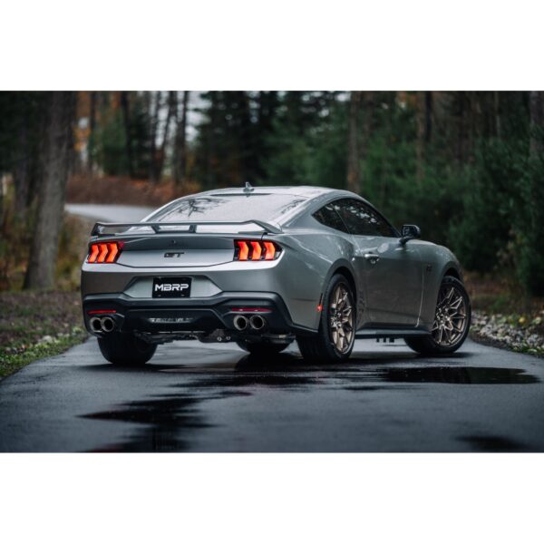 MBRP Exhaust 3in. Cat Back; with Quad 4in. Dual Wall Tips; Race Version; AL