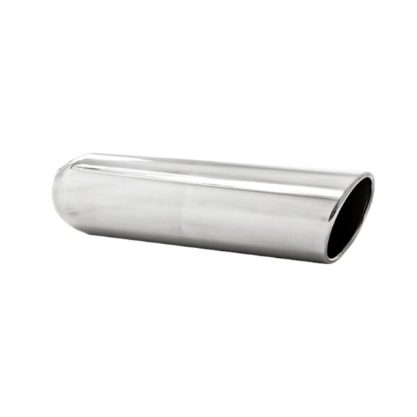 MBRP Exhaust 4in. OD; 3in. inlet; 16in. in length; Angled Cut Rolled End; Weld on; T304