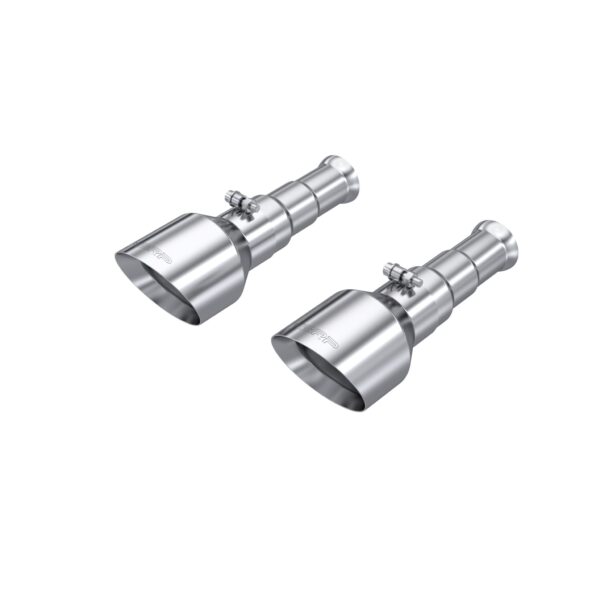 MBRP Exhaust 5in. OD Dual Wall Angle Cut Exhaust Tips, Sold in Pairs.