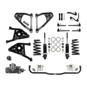 Detroit Speed -Front Speed Kit 3 - Single Adjustable Shocks - BBC