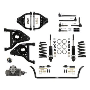 Detroit Speed - Front Speed Kit 3 - Single-Adjustable Shocks - BBC