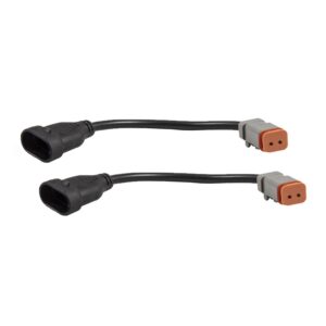 Converts a DT-style plug to your factory connector size.