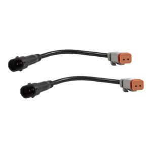 Converts a DT-style plug to your factory connector size.