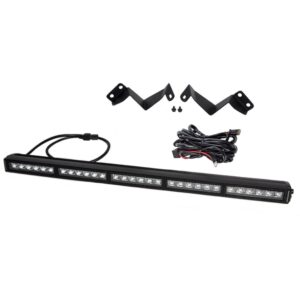 Light bar featuring advanced TIR optics for high efficiency and focus.