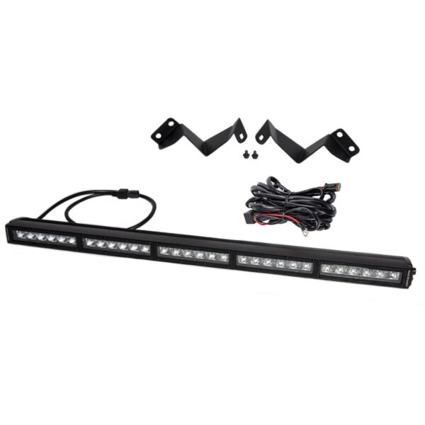 Light bar featuring advanced TIR optics for high efficiency and focus.