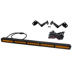 Light bar featuring advanced TIR optics for high efficiency and focus.