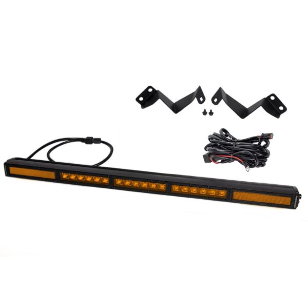 Light bar featuring advanced TIR optics for high efficiency and focus.
