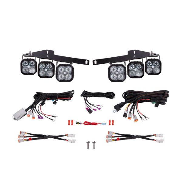 Pod light featuring advanced TIR optics for high efficiency and focus.