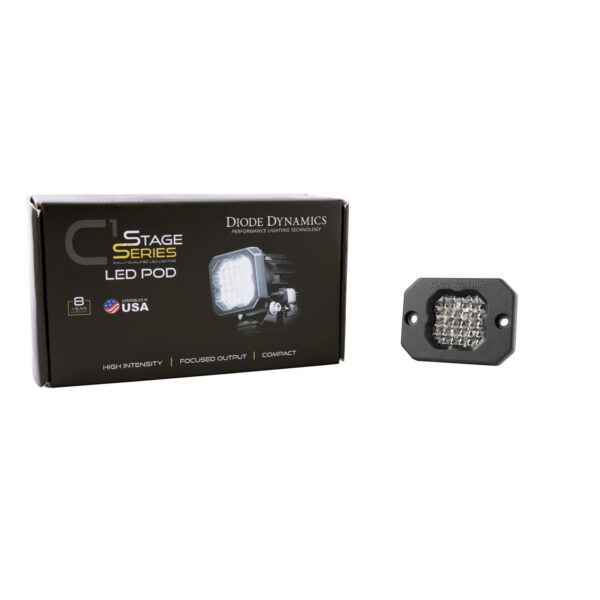 Pod light featuring modern TIR optics for the highest intensity on the market.