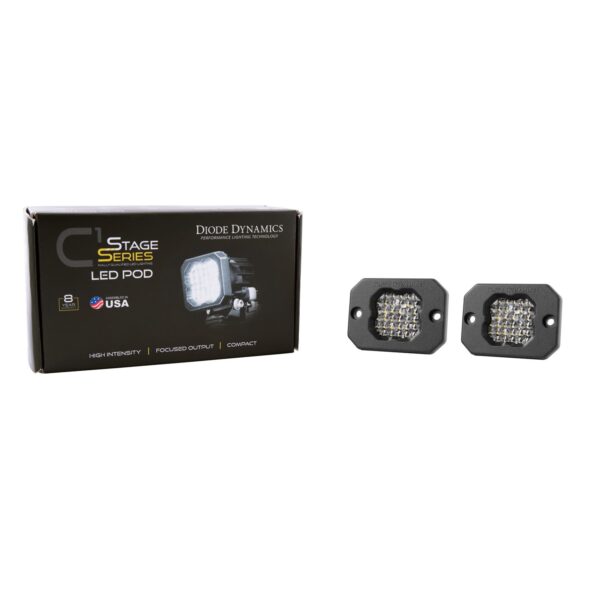 Pod light featuring modern TIR optics for the highest intensity on the market.
