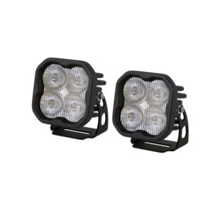Pod light featuring advanced TIR optics for high efficiency and focus.