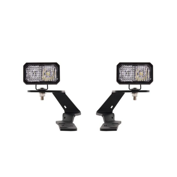Allows you to mount two Stage Series 2" LED Pods above the hood.