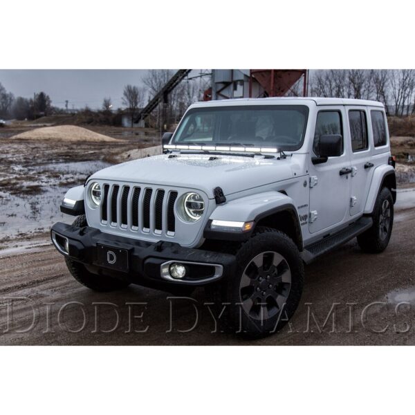 Light bar featuring advanced TIR optics for high efficiency and focus.