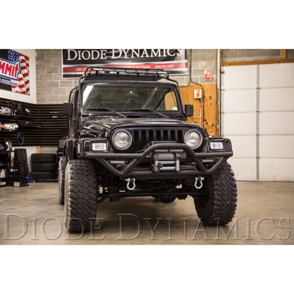 Light bar featuring advanced TIR optics for high efficiency and focus.