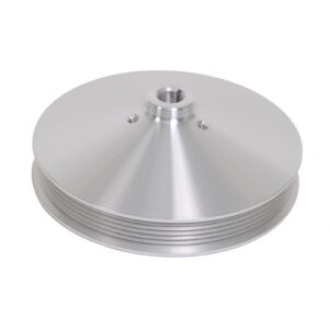 Chevy Serpentine Power Steering Pulley - Saginaw Metric - Keyway