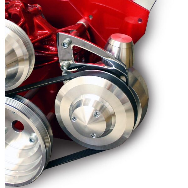 Small Block Chevy Power Steering Bracket - Chrome