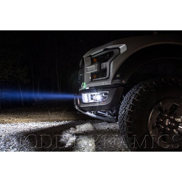 Light bar featuring advanced TIR optics for high efficiency and focus.