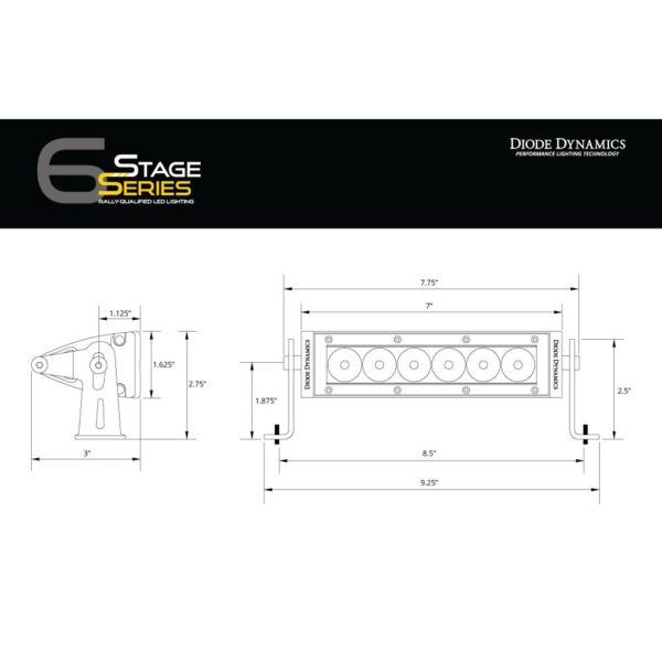 Light bar featuring advanced TIR optics for high efficiency and focus.