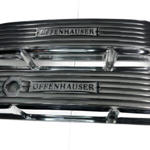 Offenhauser 4056 High Rise Small Block Chevy V8 Valve Covers, Pair